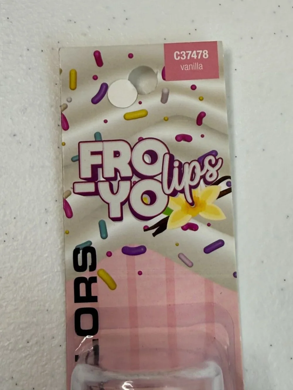 L.A. Colors Fro-Yo Lips Vanilla Scented Lip Balm New
